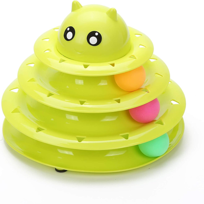 Juguete torre para gatos inquietos